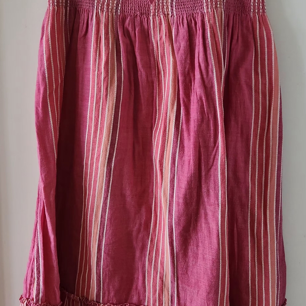 Pink Striped Skirt - Picture 3 of 11